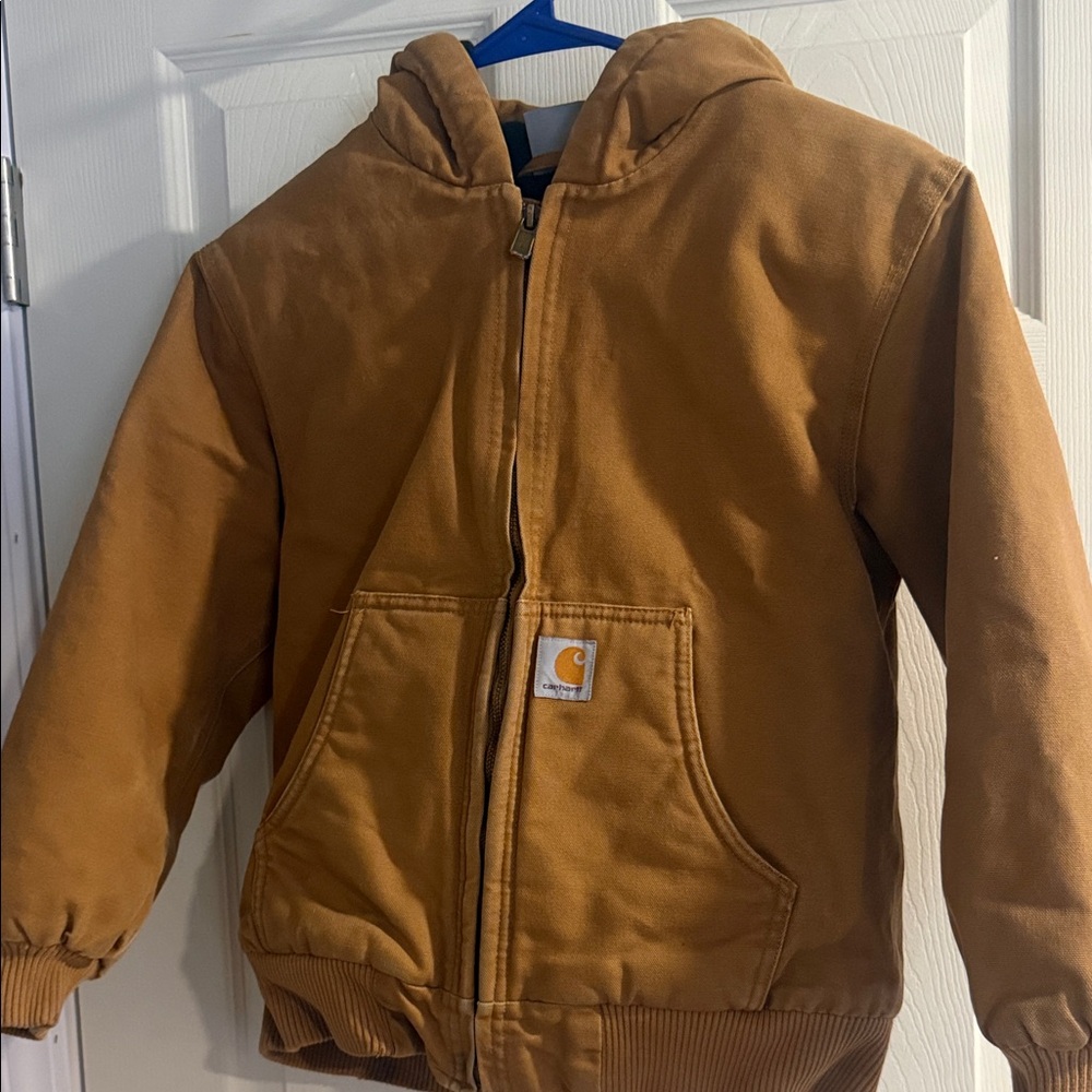 Carhartt Kids' Tan Hooded Jacket